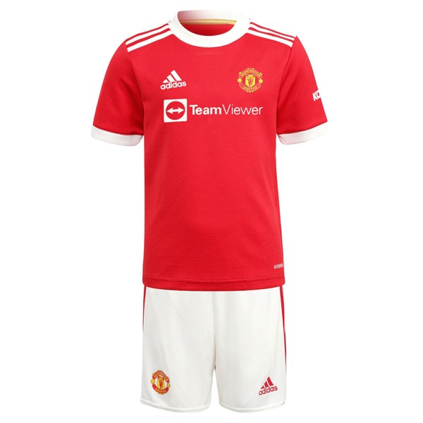 Camiseta Manchester United 1ª Niño 2021-2022 Rojo